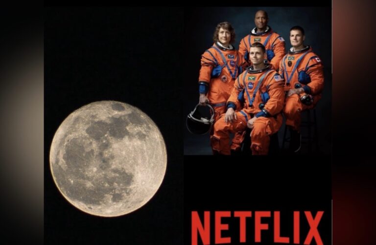 NETFLIX SE SUMA A MOMENTO HISTÓRICO: TRANSMITIRÁ EL SOBREVUELO LUNAR DE ARTEMIS II