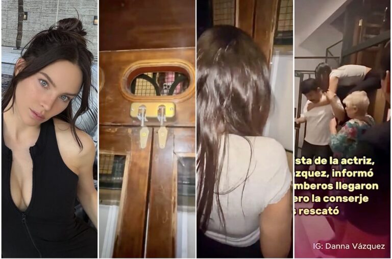 BELINDA VIVE MOMENTOS DE ANGUSTIA TRAS QUEDAR ATRAPADA EN UN ELEVADOR