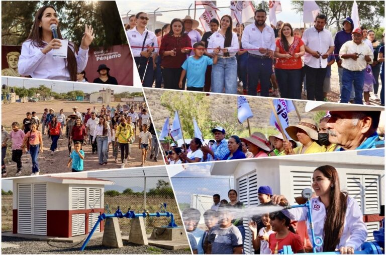 CUMPLE GOBIERNO DE PÉNJAMO CON EL SUMINISTRO DE AGUA EN EL SALITRILLO; ENTREGAN EQUIPAMIENTO DE POZO PROFUNDO