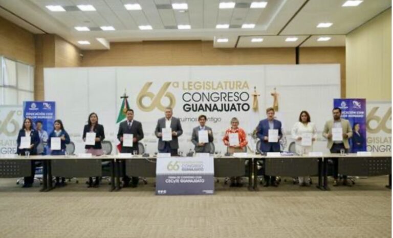 Congreso de Guanajuato y CECyTE firman convenio para fortalecer la formación integral de las juventudes