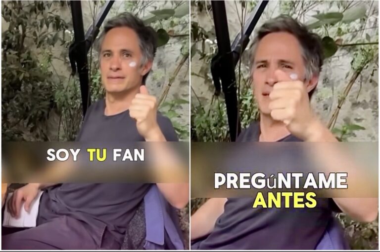 GAEL GARCÍA BERNAL CONFRONTA A FAN POR GRABARLO SIN PERMISO