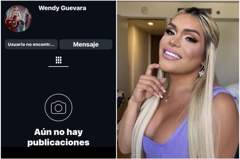 CANCELAN INSTAGRAM DE WENDY GUEVARA CON MÁS DE 8 MILLONES DE SEGUIDORES