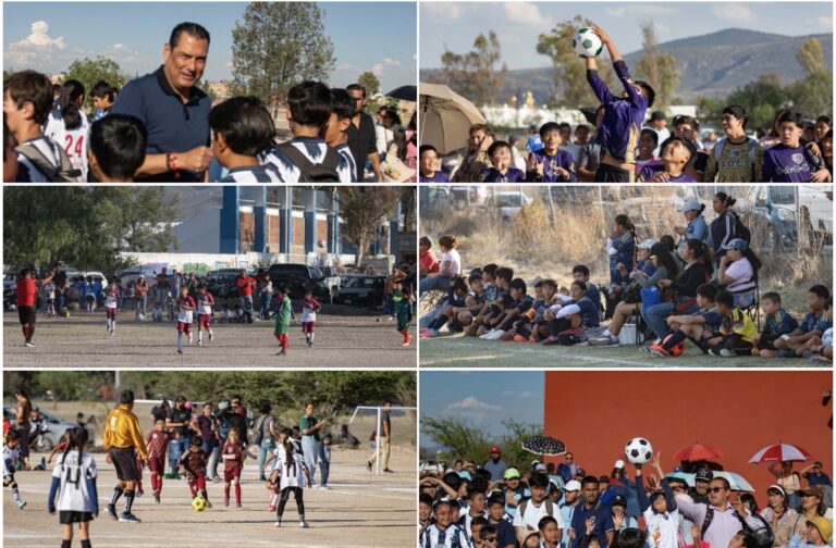 ARRANCA ALCALDE SANMIGUELENSE PROYECTO DE CANCHAS PARA NIÑAS Y NIÑOS