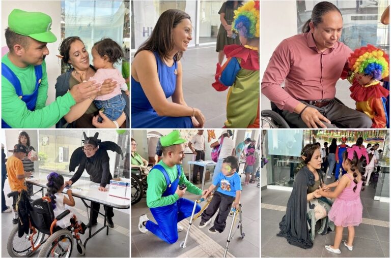 Alegría y diversión viven niñas y niños en el Centro de Rehabilitación de Personas con Discapacidad