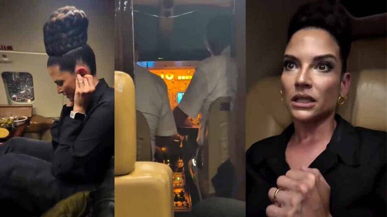 Natalia Jiménez vive momentos de pánico: falla dos veces su avión en pleno vuelo