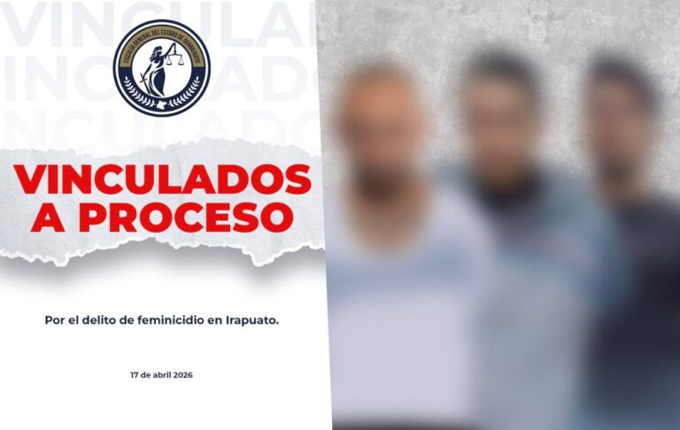 Vinculan a proceso a Diego Armando, Joel Gibrán y Geovanni por doble feminicidio en Irapuato