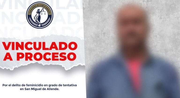 Dan prisión preventiva a un hombre tras ser acusado de intento de feminicidio en San Miguel de Allende