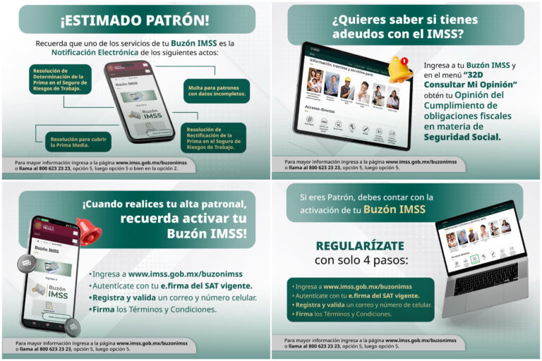 Comunicación directa entre Seguro Social y sector patronal, a través de Buzón IMSS