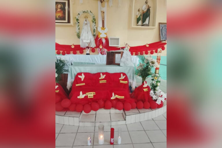 Profanan templo en comunidad La Esperanza en San Felipe