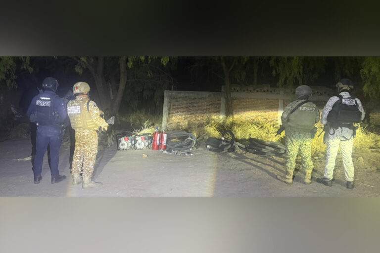 Desactivan FSPE y autoridades federales centro de almacenamiento de hidrocarburo en Cortazar