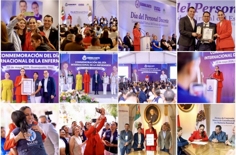 Reconoce Gobernadora labor y vocación de las y los profesionales de la enfermería en Guanajuato