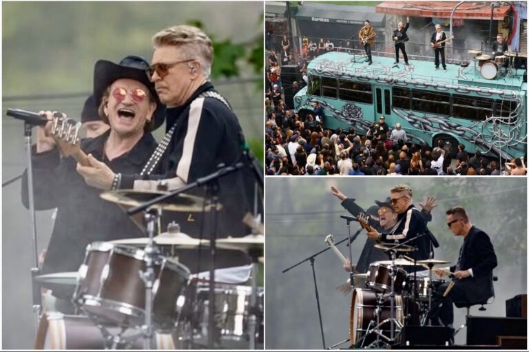 LA BANDA IRLANDESA U2 SORPRENDIO A FANS EN LA CDMX