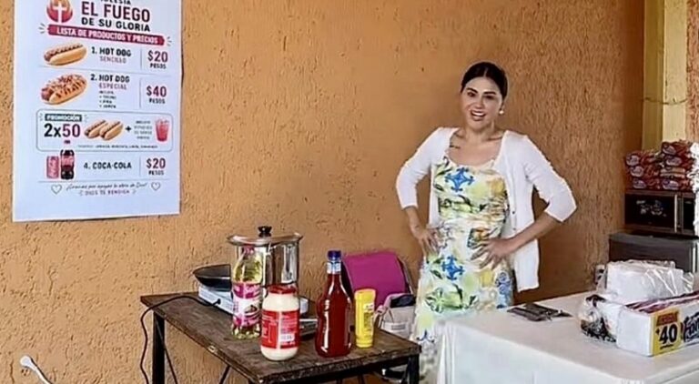 CAUSA POLÉMICA “GOMITA” AHORA VENDIENDO HOT DOGS