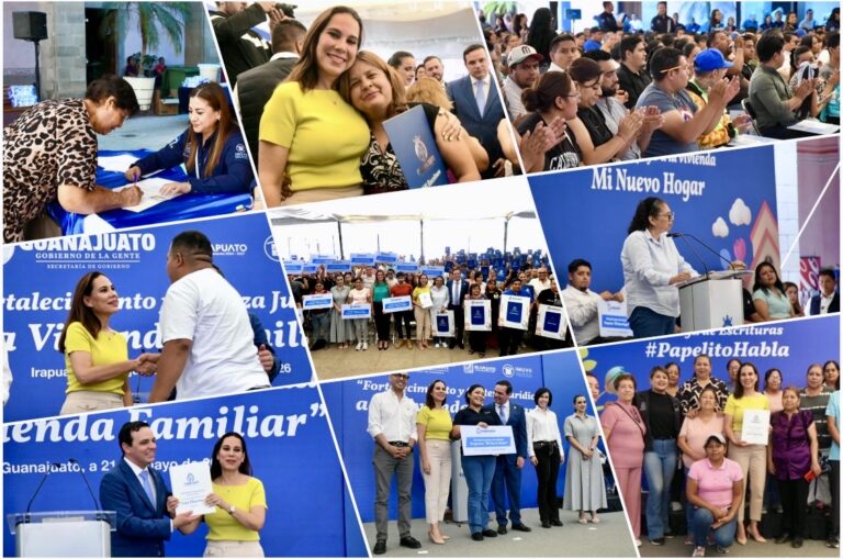 UNIDOS POR EL PATRIMONIO DE LAS FAMILIAS: MUNICIPIO Y ESTADO ENTREGAN ESCRITURAS A IRAPUATENSES