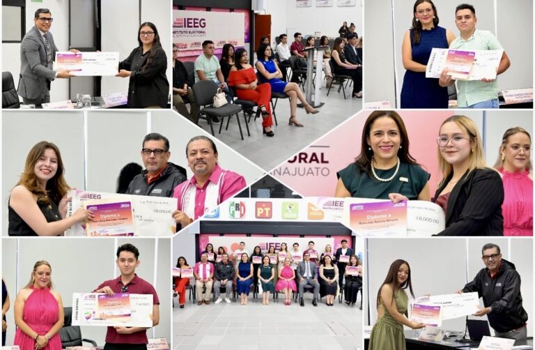 Premia IEEG a Juventudes Embajadoras por la Democracia
