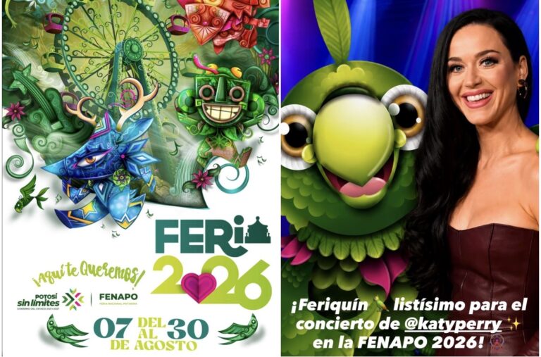 CONFIRMAN A KATY PERRY COMO ARTISTA SORPRESA EN LA FERIA NACIONAL POTOSINA