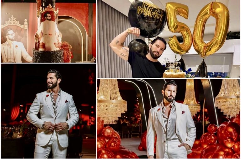 PONCHO DENIGRIS CELEBRÓ A LO GRANDE SU CUMPLEAÑOS 50