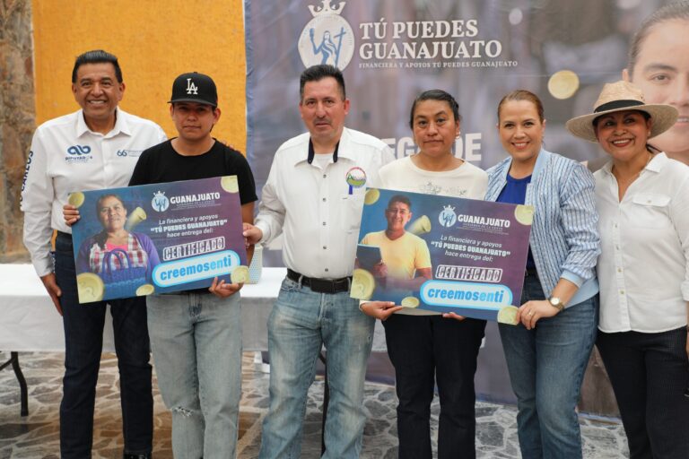 Tú Puedes Guanajuato ayuda a que más emprendimientos se hagan realidad en Atarjea y Victoria