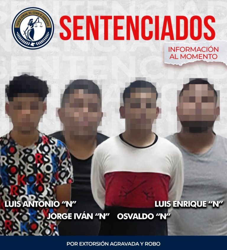 Sentencian a banda de extorsionadores que operaba en León