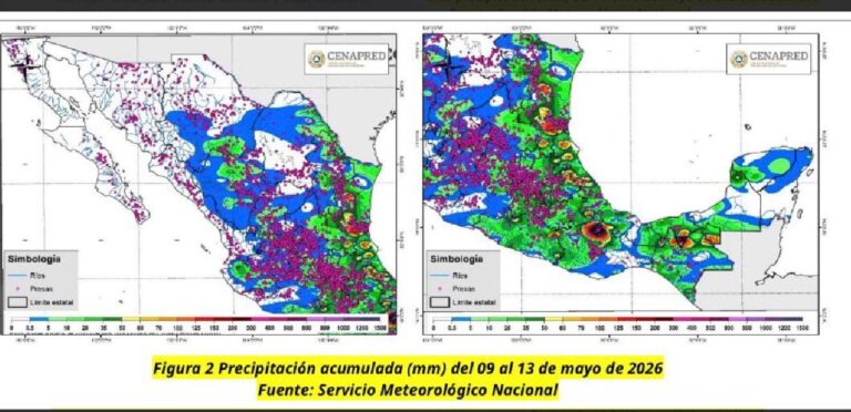 Advierte meteorológico lluvias muy fuertes en Guanajuato