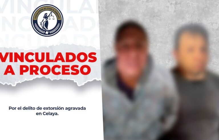 Caen presuntos extorsionadores en Celaya; Fiscalía logra prisión preventiva