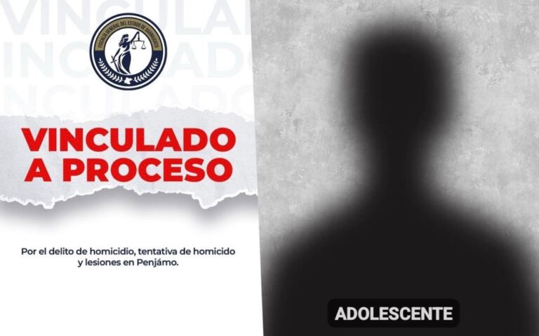 Adolescente es vinculado por homicidio de mujer alcanzada por bala perdida en Pénjamo
