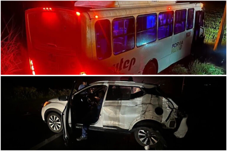 Choque entre dos vehículos y un camión de transporte de personal deja 11 heridos en la Valle-Salamanca