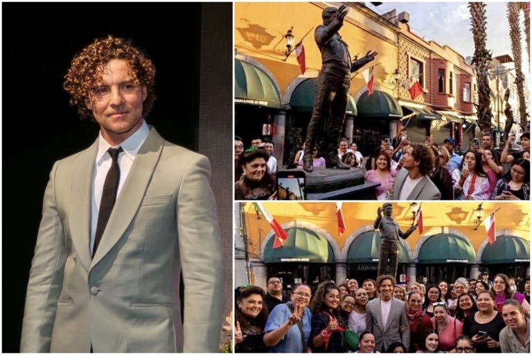 DAVID BISBAL VISITA GARIBALDI Y RINDE HOMENAJE A JUAN GABRIEL