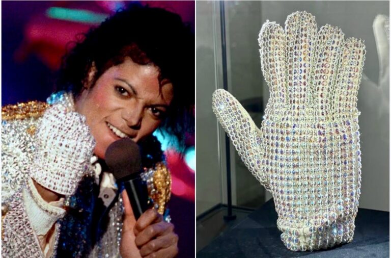 SUBASTAN GUANTE DE MICHAEL JACKSON CUBIERTO CON CRISTALES SWAROVSKI POR MÁS DE 113 MIL EUROS
