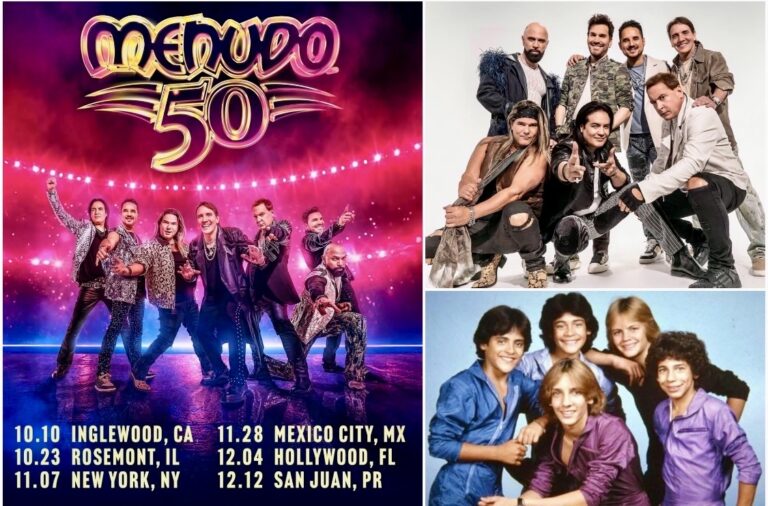 MENUDO CELEBRA 50 AÑOS DE HISTORIA CON UNA GIRA INTERNACIONAL QUE LLEGARÁ A MÉXICO