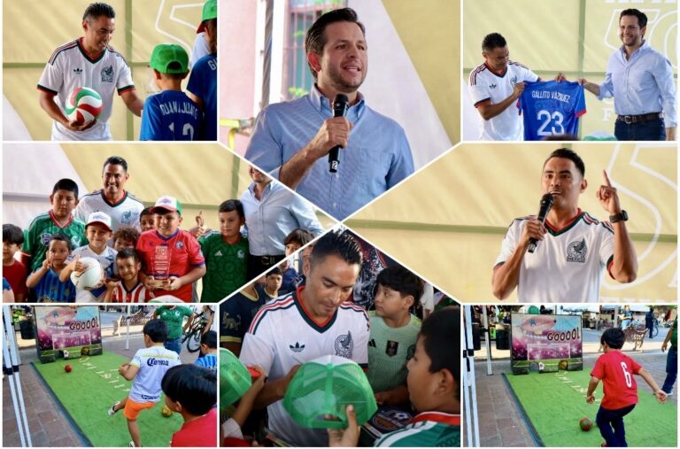 *Presentan Academia de Futbol “Gallito” Vázquez para impulsar el desarrollo de la niñez y juventud*