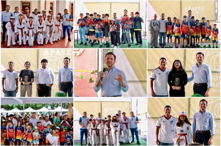 Reconoce Chelis Oliveros a talentos deportivos y culturales de Apaseo el Grande por su participación internacional