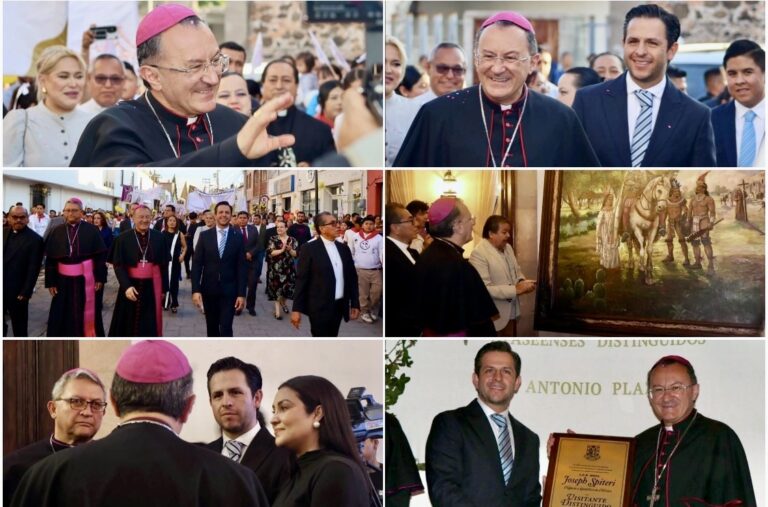 Ayuntamiento de Apaseo el Grande celebra Sesión Solemne con la visita del Nuncio Apostólico