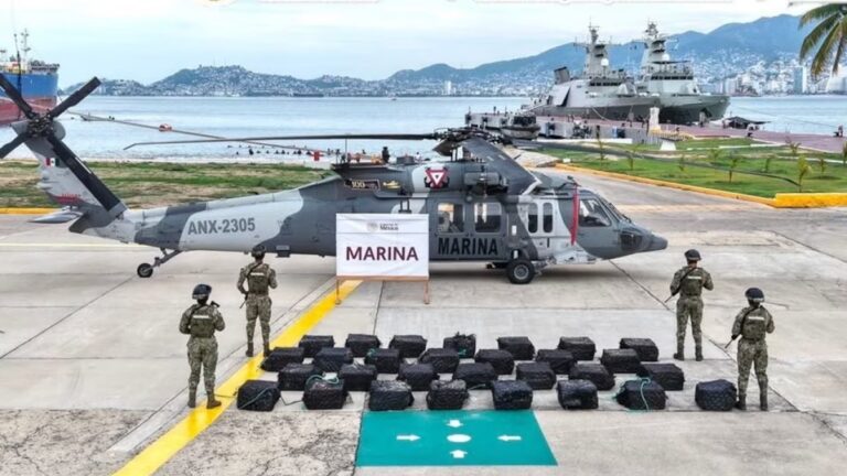 Golpe al narco en Guerrero; Marina asegura 1.3 toneladas de cocaína