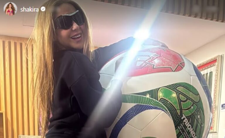 Shakira ya está en México para la inauguración del evento futbolístico más importante