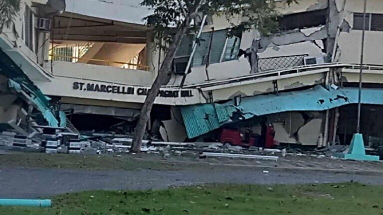 Temblor magnitud 7.8 sacude el sur de Filipinas y activa una alerta por tsunami