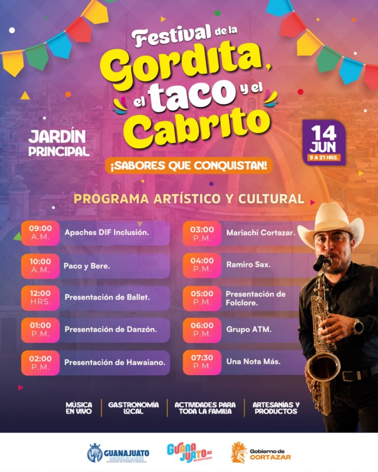 Presenta Mauricio Estefanía el “Festival de la Gordita, el Taco y el Cabrito”; posicionan a Cortazar como ruta gastronómica del Bajío