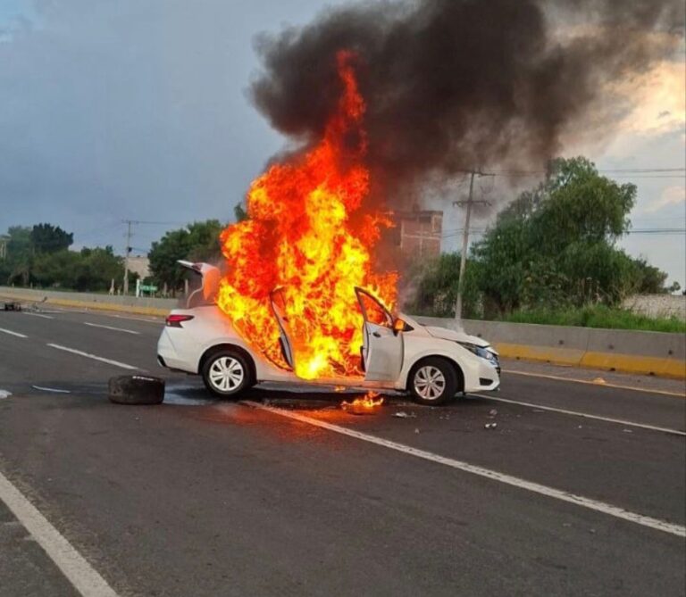 Autoridades refuerzan operativo tras quema de vehículos en la Laja – Bajío