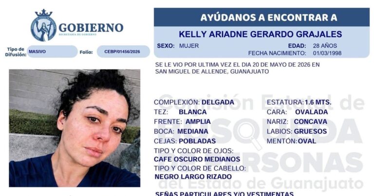 Continúa búsqueda de nieta de Paquita la del Barrio luego de escapar de un anexo en San Miguel de Allende