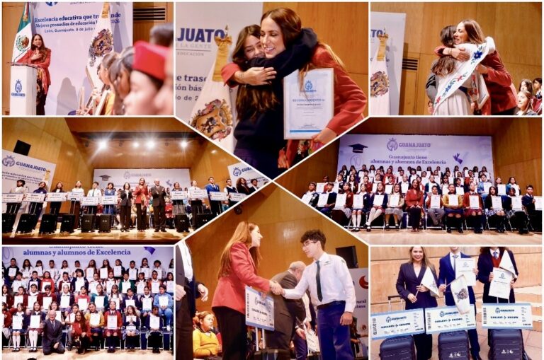Reconoce Gobernadora la excelencia académica de estudiantes guanajuatenses