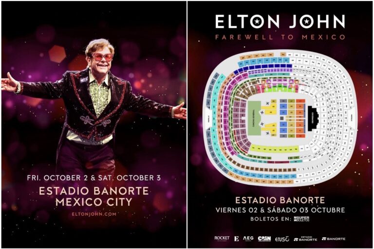 HASTA 19 MIL PESOS COSTARÁ VER A ELTON JOHN EN LA CIUDAD DE MÉXICO