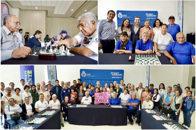 Impulsa DIF Estatal el talento de personas mayores con torneo de ajedrez