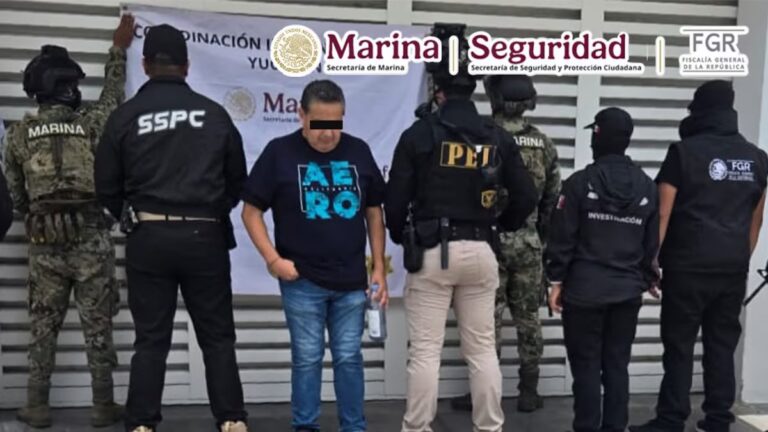 Detienen a presunto operador financiero de un cártel en Mérida; Marina decomisa 15 autos de lujo