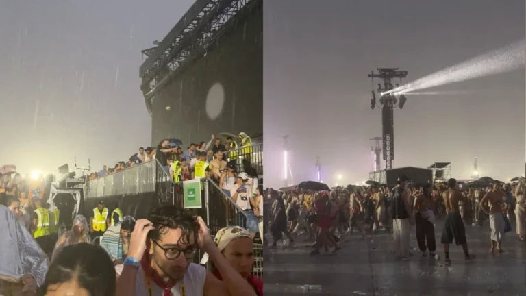 Temporal obliga a evacuar concierto de Bad Bunny en Milán