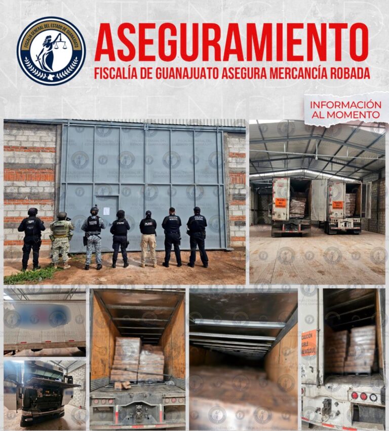 Cateo en El Rosillo permite recuperar carga robada y vehículos de transporte en Dolores Hidalgo
