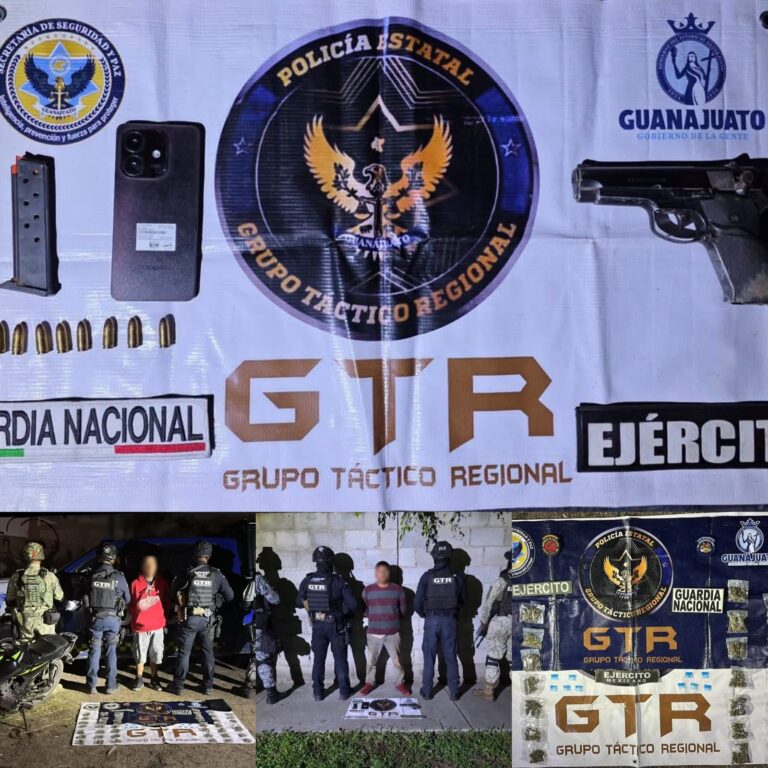 Binomio K-9 asegura más de 660 dosis de presunta droga y detiene a un hombre en Irapuato