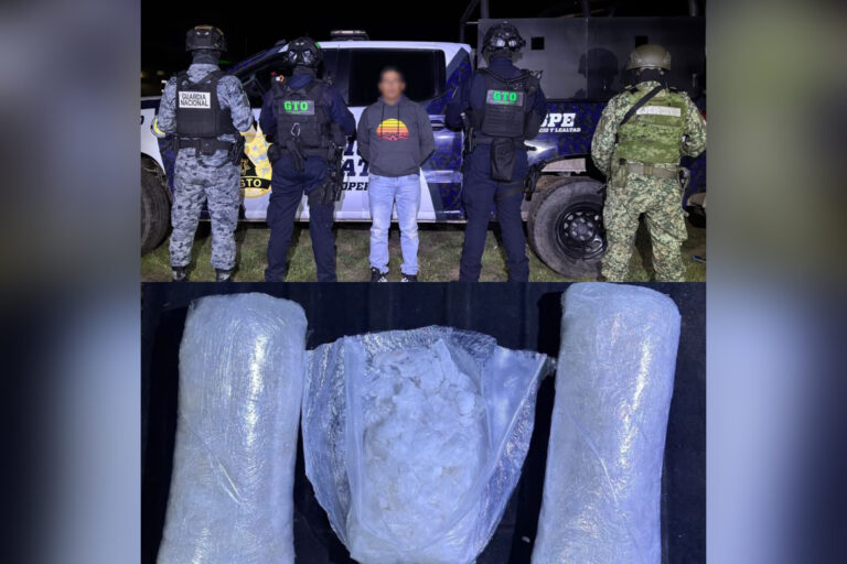 FSPE detiene a hombre con 13 kilogramos de presuntas drogas