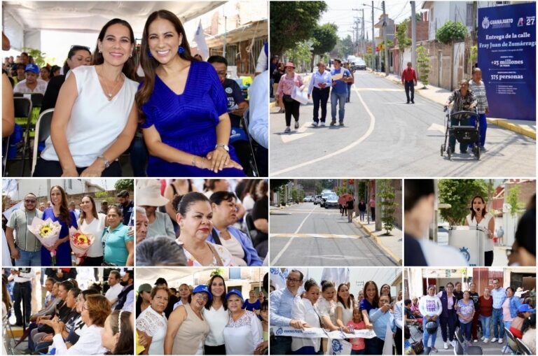 TRANSFORMAN COLONIA 8 DE JUNIO CON PAVIMENTACIÓN DE LA CALLE FRAY JUAN DE ZUMÁRRAGA
