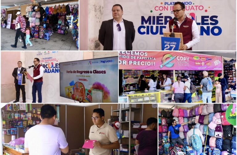 ANUNCIAN FERIA DEL REGRESO A CLASES 2026 EN IRAPUATO