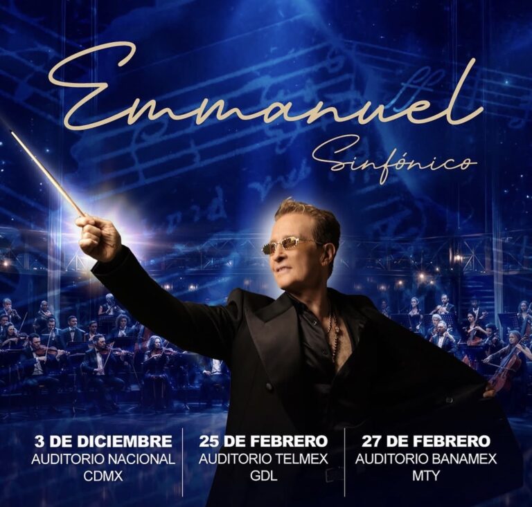 EMMANUEL REINVENTA SUS GRANDES ÉXITOS Y ANUNCIA DISCO CON ORQUESTA SINFÓNICA
